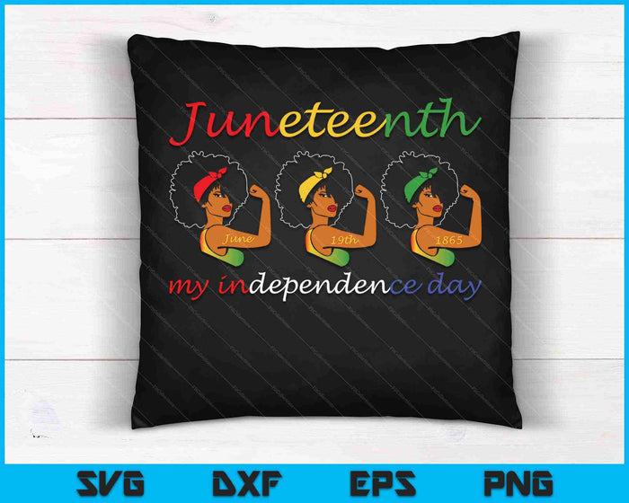 Juneteenth Is My Independence Day Happy Free Black SVG PNG Cutting Printable Files Juneteenth Is My Independence Day Happy Free Black SVG PNG Cutting Printable Files