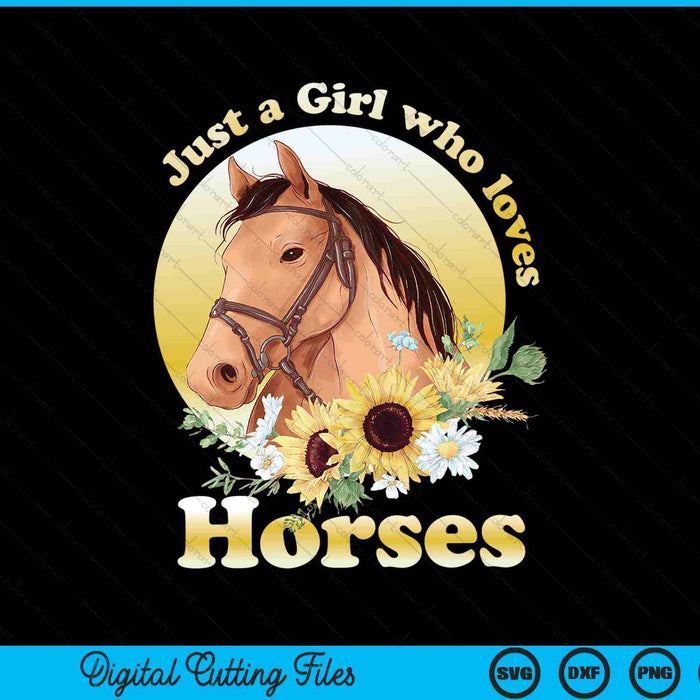 Just A Girl Who Loves Horse Riding SVG PNG Digital Cutting Files Just A Girl Who Loves Horse Riding SVG PNG Digital Cutting Files
