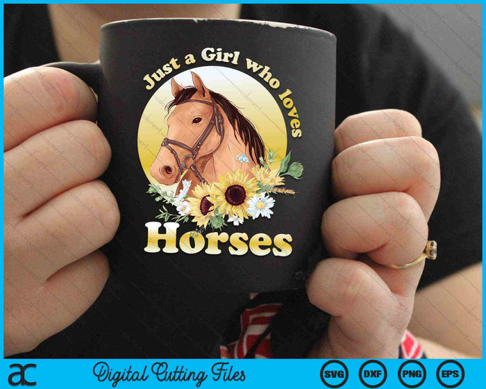 Just A Girl Who Loves Horse Riding SVG PNG Digital Cutting Files Just A Girl Who Loves Horse Riding SVG PNG Digital Cutting Files