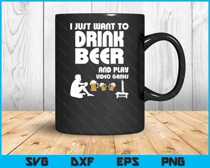 Just Want To Play Video Games Funny Gaming Gamer Dad SVG PNG Digital Printable Files Just Want To Play Video Games Funny Gaming Gamer Dad SVG PNG Digital Printable Files
