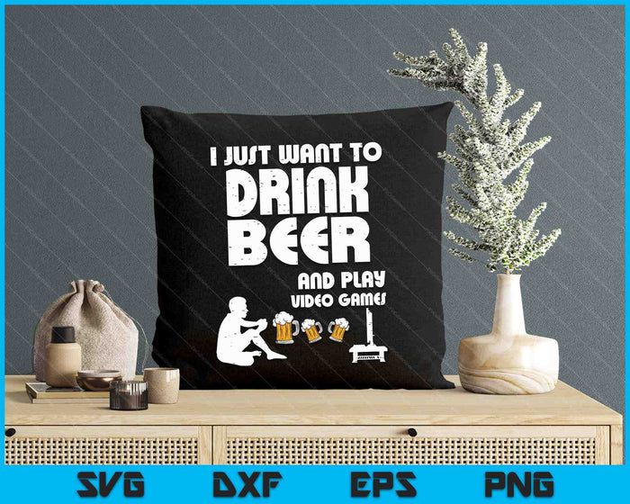 Just Want To Play Video Games Funny Gaming Gamer Dad SVG PNG Digital Printable Files Just Want To Play Video Games Funny Gaming Gamer Dad SVG PNG Digital Printable Files