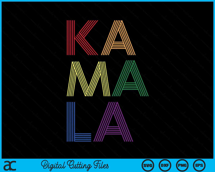 Kamala Harris Retro Vintage SVG PNG Digital Printable Files Kamala Harris Retro Vintage SVG PNG Digital Printable Files