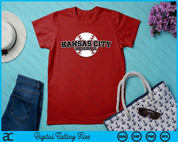 Kansas City Baseball Block Font SVG PNG Digital Cutting Files