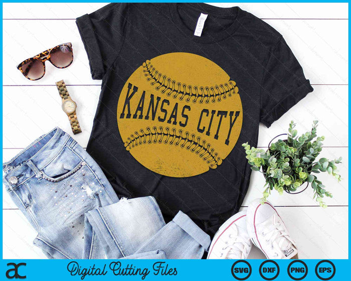 Kansas City Baseball Fan SVG PNG Digital Cutting Files Kansas City Baseball Fan SVG PNG Digital Cutting Files