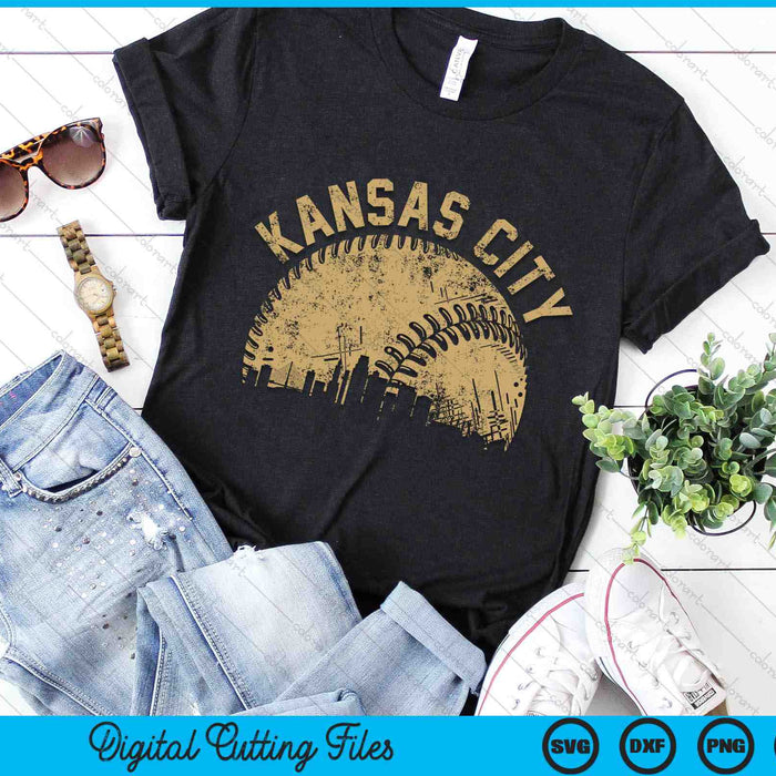 Kansas City Baseball Skyline Player Coach Fan SVG PNG Digital Cutting Files Kansas City Baseball Skyline Player Coach Fan SVG PNG Digital Cutting Files