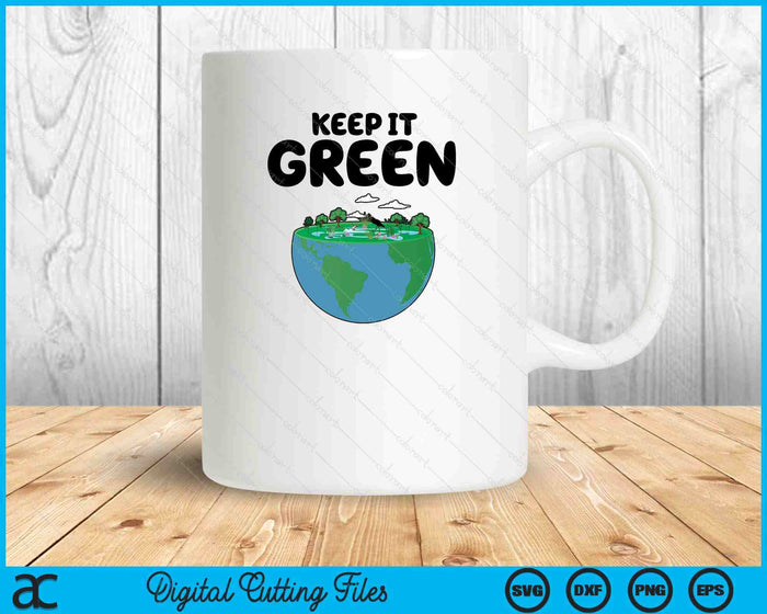 Keep It Green Earth Day Planet Environmental Awareness Retro SVG PNG Digital Printable Files Keep It Green Earth Day Planet Environmental Awareness Retro SVG PNG Digital Printable Files
