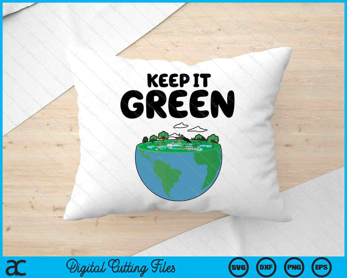 Keep It Green Earth Day Planet Environmental Awareness Retro SVG PNG Digital Printable Files Keep It Green Earth Day Planet Environmental Awareness Retro SVG PNG Digital Printable Files