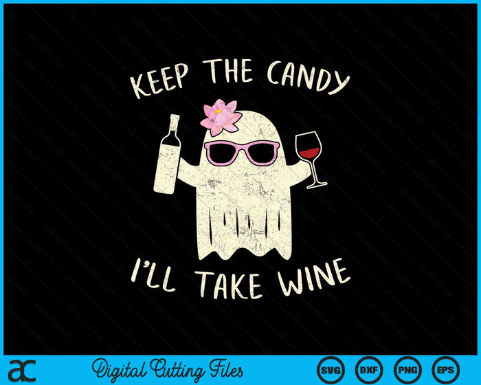 Mantenga el disfraz de fantasma de Halloween divertido caramelo SVG PNG archivos de corte digital Mantenga el disfraz de fantasma de Halloween divertido caramelo SVG PNG archivos de corte digital