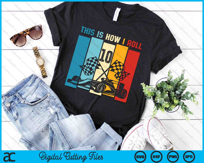 Kids 10 Year Old Birthday Boy Race Car 10th Birthday Boy Racing SVG PNG Digital Printable Files Kids 10 Year Old Birthday Boy Race Car 10th Birthday Boy Racing SVG PNG Digital Printable Files
