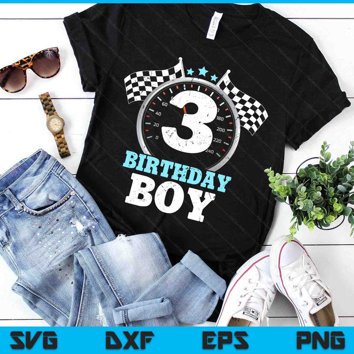 Kids 3rd Birthday Boy 3 Third Race Car Birthday Racing Car Flag SVG PNG Digital Printable Files Kids 3rd Birthday Boy 3 Third Race Car Birthday Racing Car Flag SVG PNG Digital Printable Files
