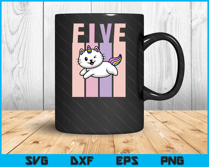 Kids 5 Year Old Cute Caticorn Cat Unicorn Birthday Girl SVG PNG Digital Printable Files Kids 5 Year Old Cute Caticorn Cat Unicorn Birthday Girl SVG PNG Digital Printable Files