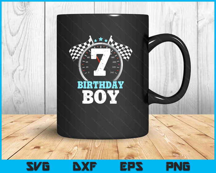 Kids 7th Birthday Boy 7 Seventh Race Car Birthday Racing Car Flag SVG PNG Digital Printable Files Kids 7th Birthday Boy 7 Seventh Race Car Birthday Racing Car Flag SVG PNG Digital Printable Files
