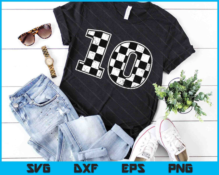 Birthday Boy 10 Ten Race Car 10th Birthday Racing Car Flag SVG PNG Digital Cutting Files Birthday Boy 10 Ten Race Car 10th Birthday Racing Car Flag SVG PNG Digital Cutting Files