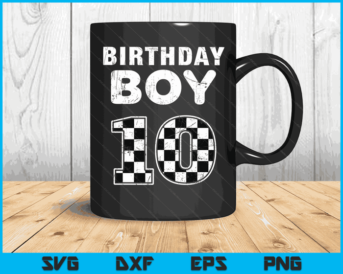 Kinderen verjaardag jongen 10 twee race auto 10e verjaardag racewagen bestuurder SVG PNG digitale snijbestanden Kinderen verjaardag jongen 10 twee race auto 10e verjaardag racewagen bestuurder SVG PNG digitale snijbestanden