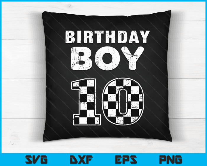 Kinderen verjaardag jongen 10 twee race auto 10e verjaardag racewagen bestuurder SVG PNG digitale snijbestanden Kinderen verjaardag jongen 10 twee race auto 10e verjaardag racewagen bestuurder SVG PNG digitale snijbestanden