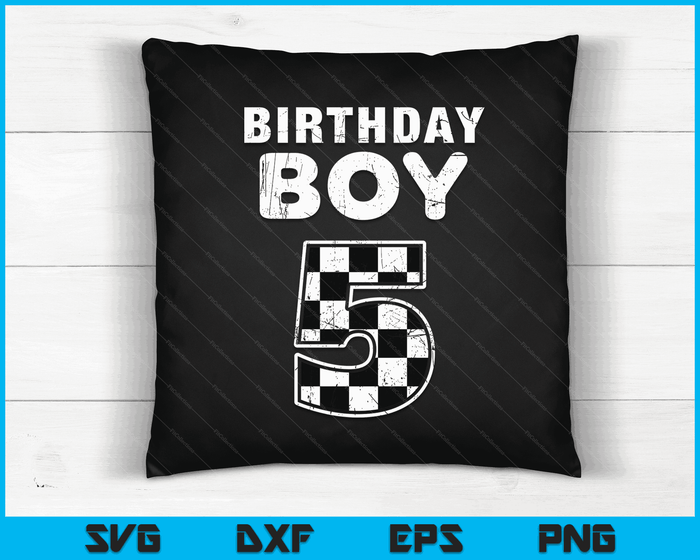 Kids Birthday Boy 5 Two Race Car 5th Birthday Racing Car Driver SVG PNG Digital Cutting Files Kids Birthday Boy 5 Two Race Car 5th Birthday Racing Car Driver SVG PNG Digital Cutting Files