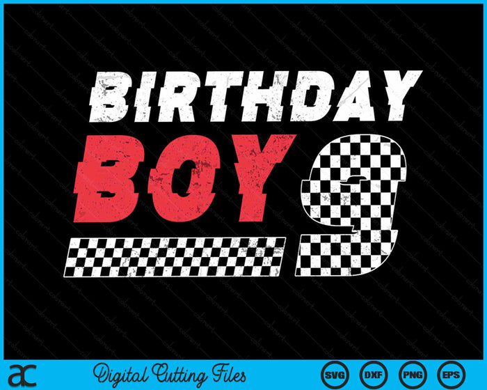 Kids Birthday Boy 9 Nine Racing Flag 9th Birthday Race Car Toddler SVG PNG Digital Cutting File Kids Birthday Boy 9 Nine Racing Flag 9th Birthday Race Car Toddler SVG PNG Digital Cutting File