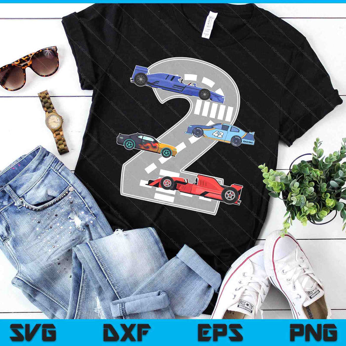 Kids Birthday Party Boy 2 Two Race Car 2nd Driver Racing Car SVG PNG Digital Printable Files Kids Birthday Party Boy 2 Two Race Car 2nd Driver Racing Car SVG PNG Digital Printable Files