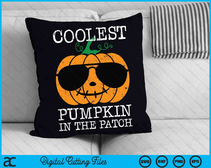 Calabaza más fresca en el parche Halloween Niños Niñas Adolescentes SVG PNG Cortando archivos imprimibles Calabaza más fresca en el parche Halloween Niños Niñas Adolescentes SVG PNG Cortando archivos imprimibles