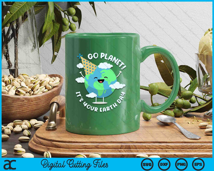 Kids Cute Earth Day Go Planet Its Your Earth Day SVG PNG Digital Printable Files Kids Cute Earth Day Go Planet Its Your Earth Day SVG PNG Digital Printable Files