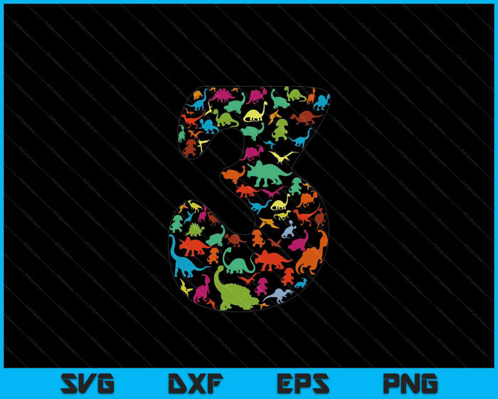 Kids Dinosaur 3rd Birthday Boy 3 Years T-Rex Party Rawr I'm 3 SVG PNG Digital Cutting Files Kids Dinosaur 3rd Birthday Boy 3 Years T-Rex Party Rawr I'm 3 SVG PNG Digital Cutting Files