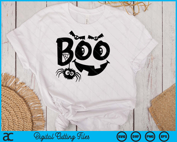 Kids Funny  Halloween Boo SVG PNG Digital Cutting Files