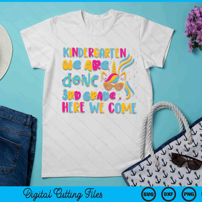 Kids Kindergarten Done 3rd Grade Last Day Of School Graduation SVG PNG Digital Cutting Files Kids Kindergarten Done 3rd Grade Last Day Of School Graduation SVG PNG Digital Cutting Files