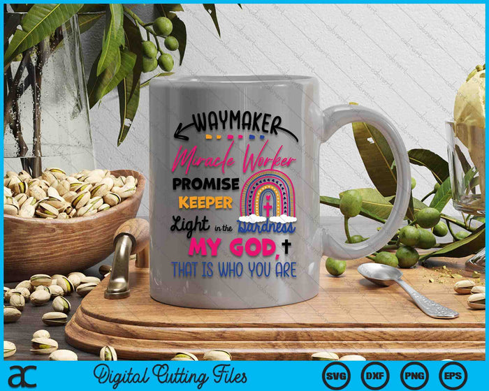 Kids Waymaker Miracle Worker Rainbow Boho Christian SVG PNG Digital Cutting Files Kids Waymaker Miracle Worker Rainbow Boho Christian SVG PNG Digital Cutting Files