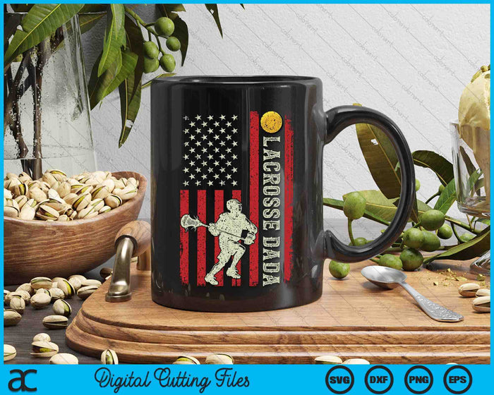 Lacrosse Dada US Flag Gifts For Dada SVG PNG Digital Printable Files Lacrosse Dada US Flag Gifts For Dada SVG PNG Digital Printable Files