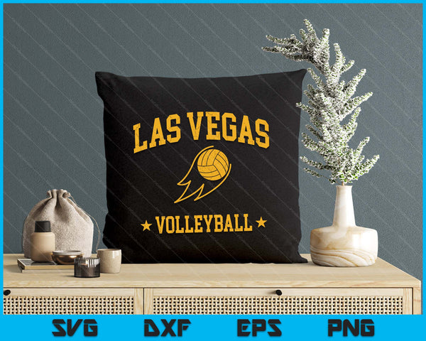 Las Vegas Volleyball Vintage Gameday Retro Volleyball Lover SVG PNG Digital Printable Files
