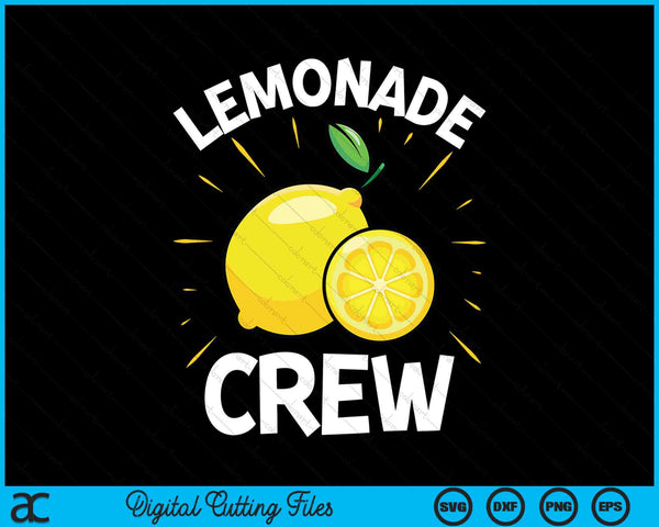 Lemonade Crew SVG PNG Digital Cutting Files