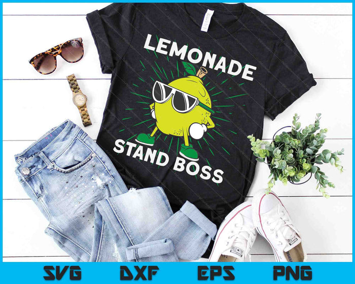 Lemonade Crew Lemonade Stand Boss SVG PNG Digital Cutting Files