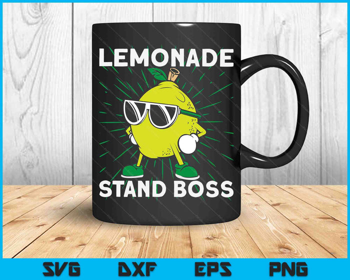 Lemonade Crew Lemonade Stand Boss SVG PNG Digital Cutting Files