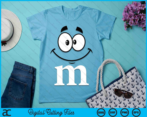 Letter M Funny Carnival Halloween Costume SVG PNG Digital Cutting Files
