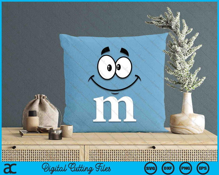 Letter M Funny Carnival Halloween Costume SVG PNG Digital Cutting Files