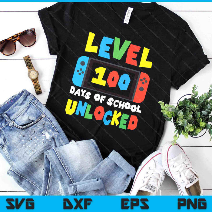 Level 100 Days Of School Unlocked Video Game Gamer Gaming Throw Pillow SVG PNG Digital Printable Files Level 100 Days Of School Unlocked Video Game Gamer Gaming Throw Pillow SVG PNG Digital Printable Files