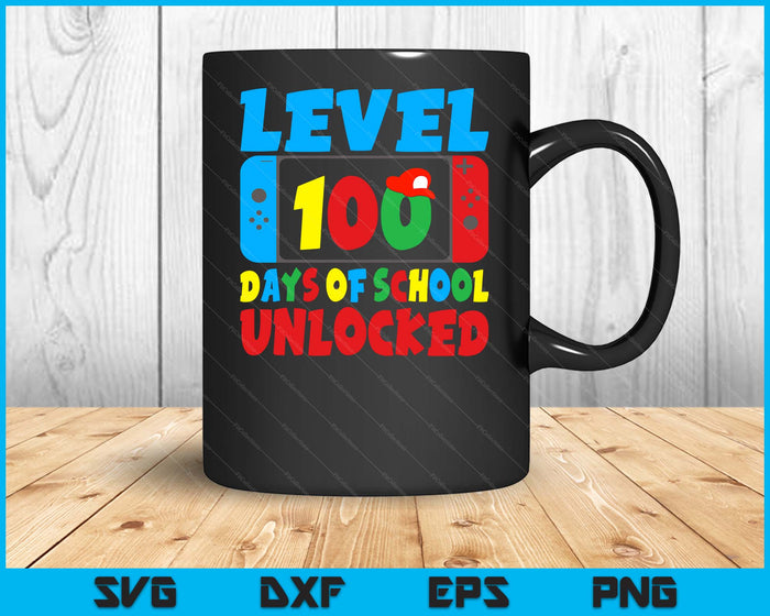 Level 100 Days Of School Unlocked Video Games Boys Gamer SVG PNG Digital Cutting Files Level 100 Days Of School Unlocked Video Games Boys Gamer SVG PNG Digital Cutting Files