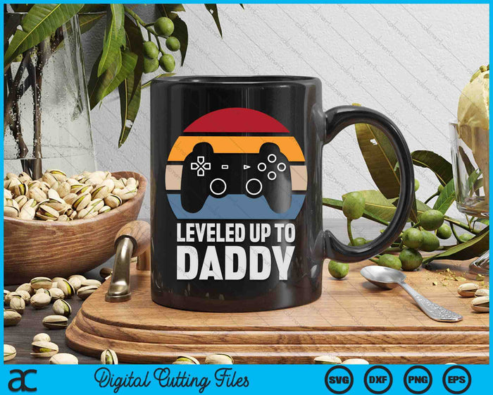 Leveled Up To Daddy Gift Gamer Gaming Pregnancy Announcement SVG PNG Digital Cutting Files Leveled Up To Daddy Gift Gamer Gaming Pregnancy Announcement SVG PNG Digital Cutting Files