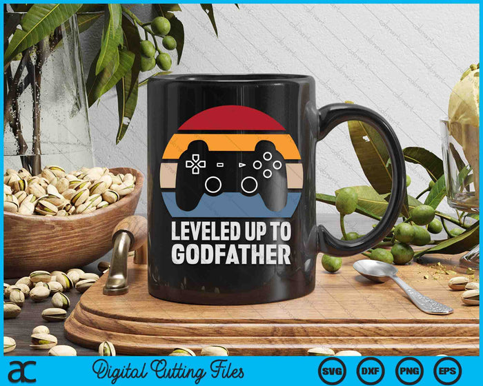 Leveled Up To Godfather Gift Gamer Gaming Pregnancy Announcement SVG PNG Digital Cutting Files Leveled Up To Godfather Gift Gamer Gaming Pregnancy Announcement SVG PNG Digital Cutting Files