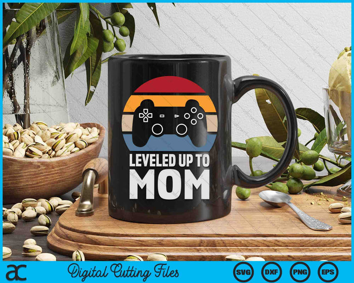 Leveled Up To Mom Gift Gamer Gaming Pregnancy Announcement SVG PNG Digital Cutting Files Leveled Up To Mom Gift Gamer Gaming Pregnancy Announcement SVG PNG Digital Cutting Files