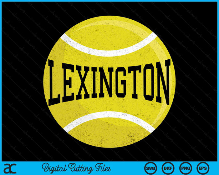 Lexington Tennis Fan SVG PNG Digital Cutting Files Lexington Tennis Fan SVG PNG Digital Cutting Files