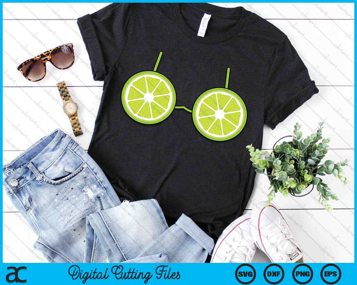 Traje de sujetador de lima lindo disfraz de Halloween de fruta fácil SVG PNG archivos de corte digital Traje de sujetador de lima lindo disfraz de Halloween de fruta fácil SVG PNG archivos de corte digital