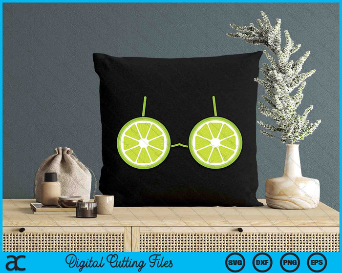 Traje de sujetador de lima lindo disfraz de Halloween de fruta fácil SVG PNG archivos de corte digital Traje de sujetador de lima lindo disfraz de Halloween de fruta fácil SVG PNG archivos de corte digital