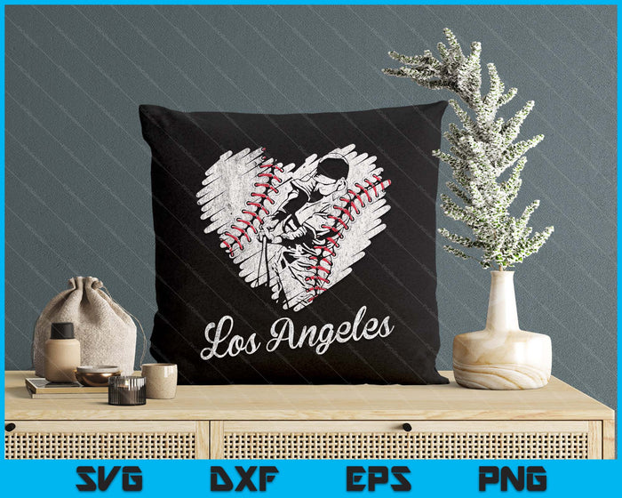 Los Angeles Baseball Heart Distressed Vintage Baseball Fans SVG PNG Digital Printable Files Los Angeles Baseball Heart Distressed Vintage Baseball Fans SVG PNG Digital Printable Files