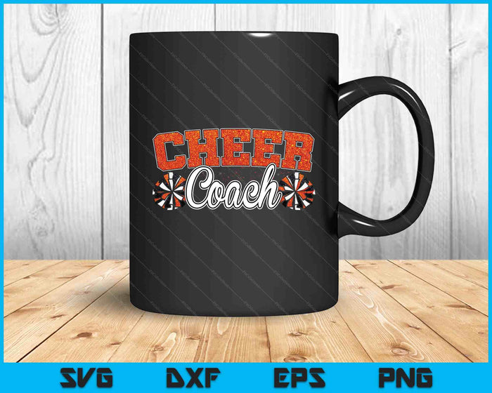Loud Proud Cheer Coach Orange Pom Poms Cheerleader Women SVG PNG Digital Printable Files Loud Proud Cheer Coach Orange Pom Poms Cheerleader Women SVG PNG Digital Printable Files