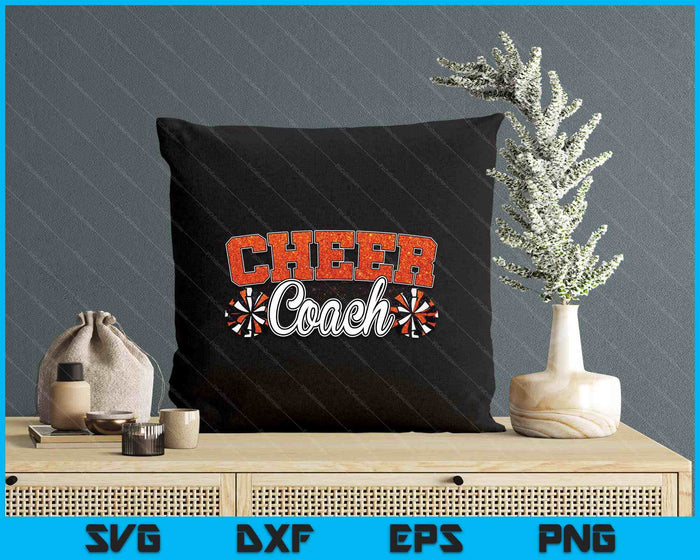 Loud Proud Cheer Coach Orange Pom Poms Cheerleader Women SVG PNG Digital Printable Files Loud Proud Cheer Coach Orange Pom Poms Cheerleader Women SVG PNG Digital Printable Files