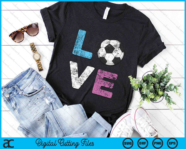 Love Football Team Fan SVG PNG Digital Cutting Files