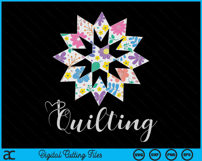 Love Sewing Quilting Hobby Crafter SVG PNG Digital Cutting Files