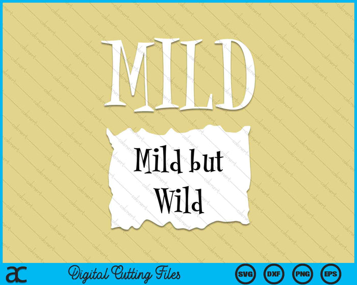 MILD Hot Packet Halloween Taco Costume Mild But Wild SVG PNG Digital Cutting Files MILD Hot Packet Halloween Taco Costume Mild But Wild SVG PNG Digital Cutting Files