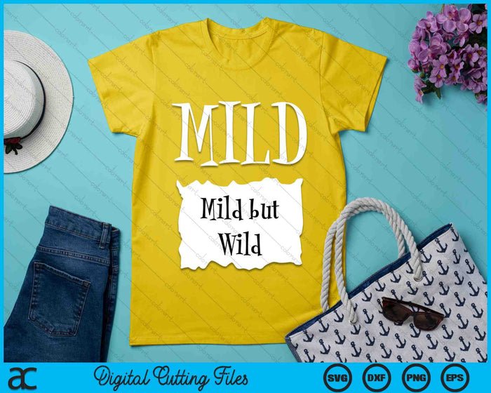 MILD Hot Packet Halloween Taco Costume Mild But Wild SVG PNG Digital Cutting Files MILD Hot Packet Halloween Taco Costume Mild But Wild SVG PNG Digital Cutting Files